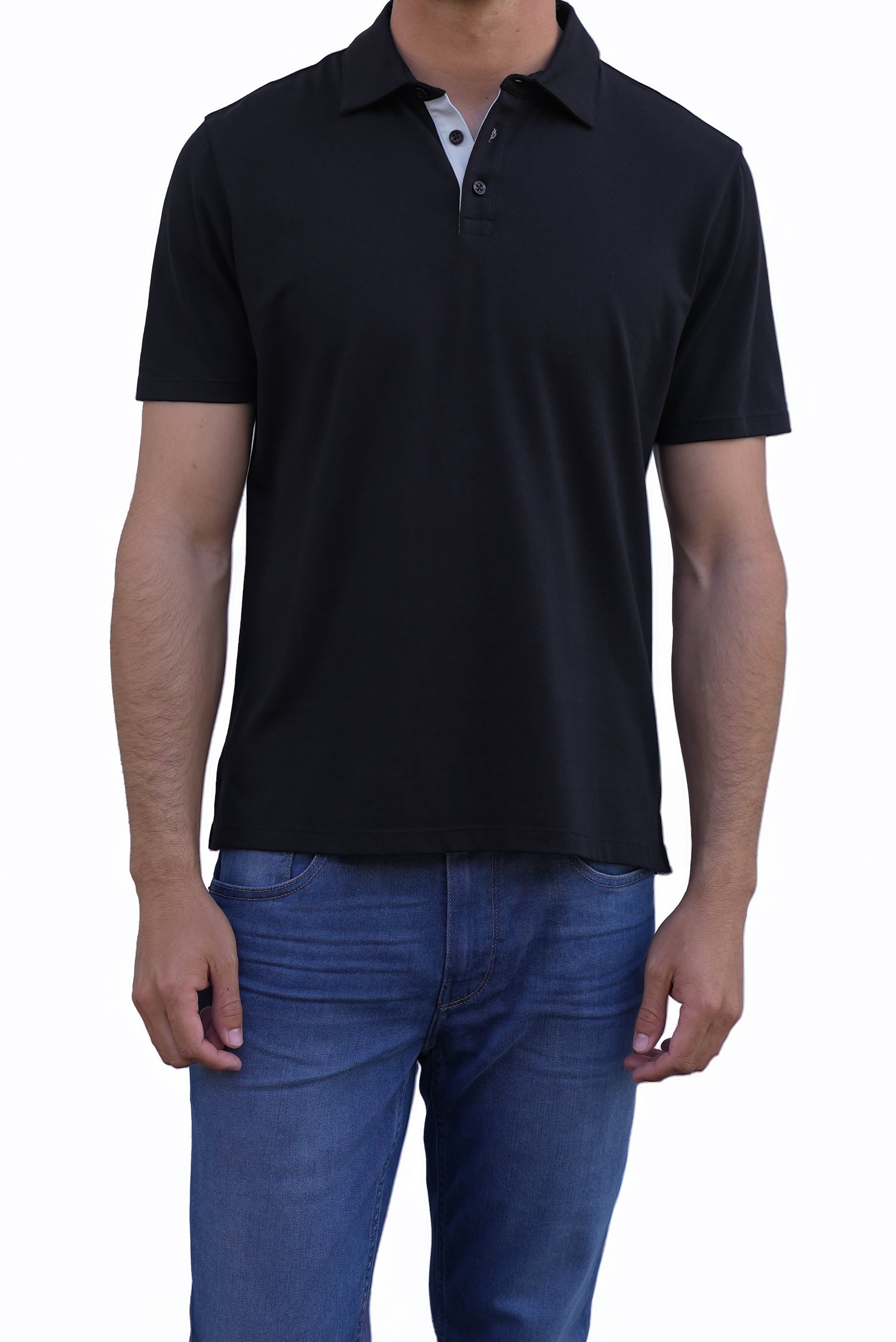 Premium Pima Cotton Contrast Polo