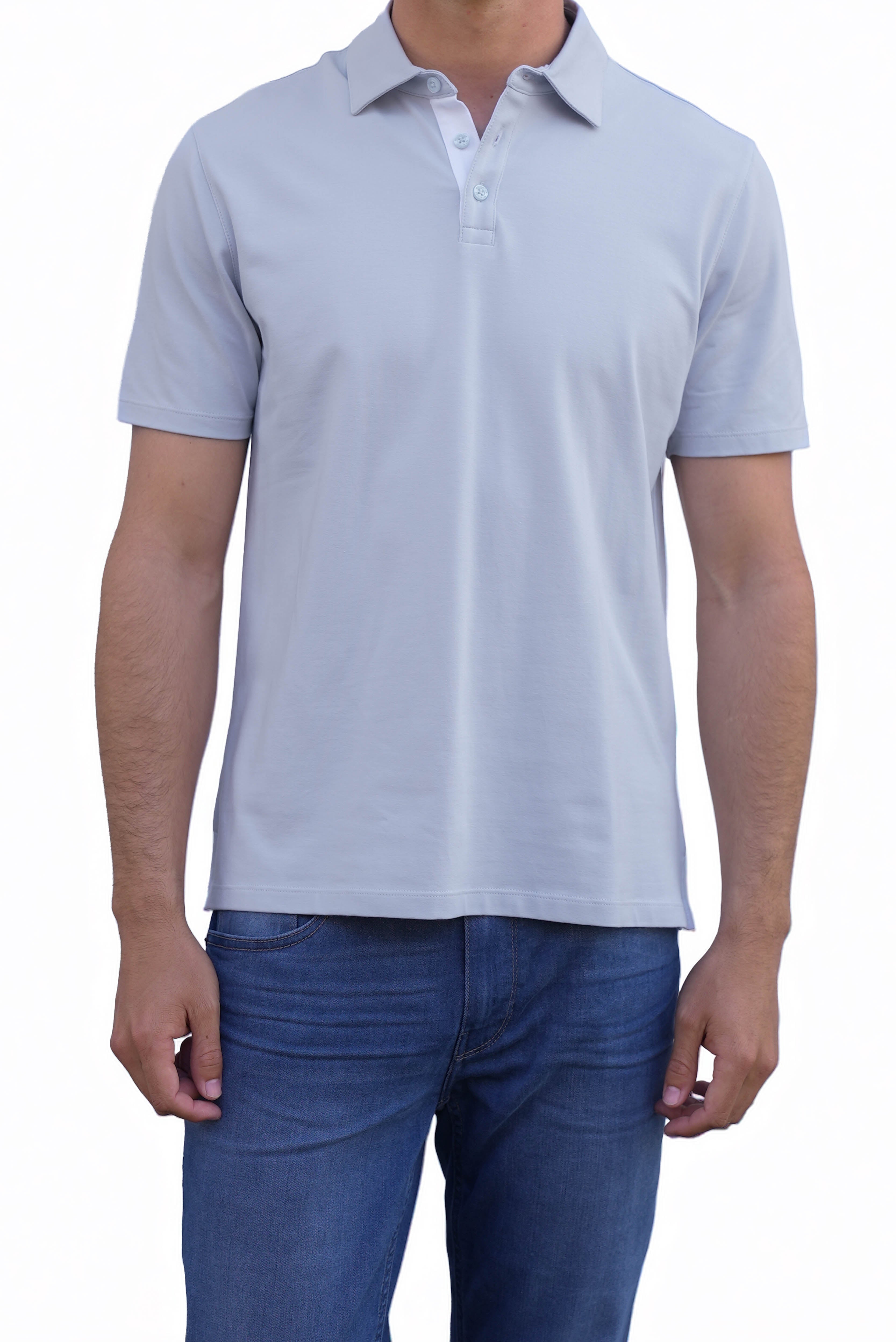 Premium Pima Cotton Contrast Polo