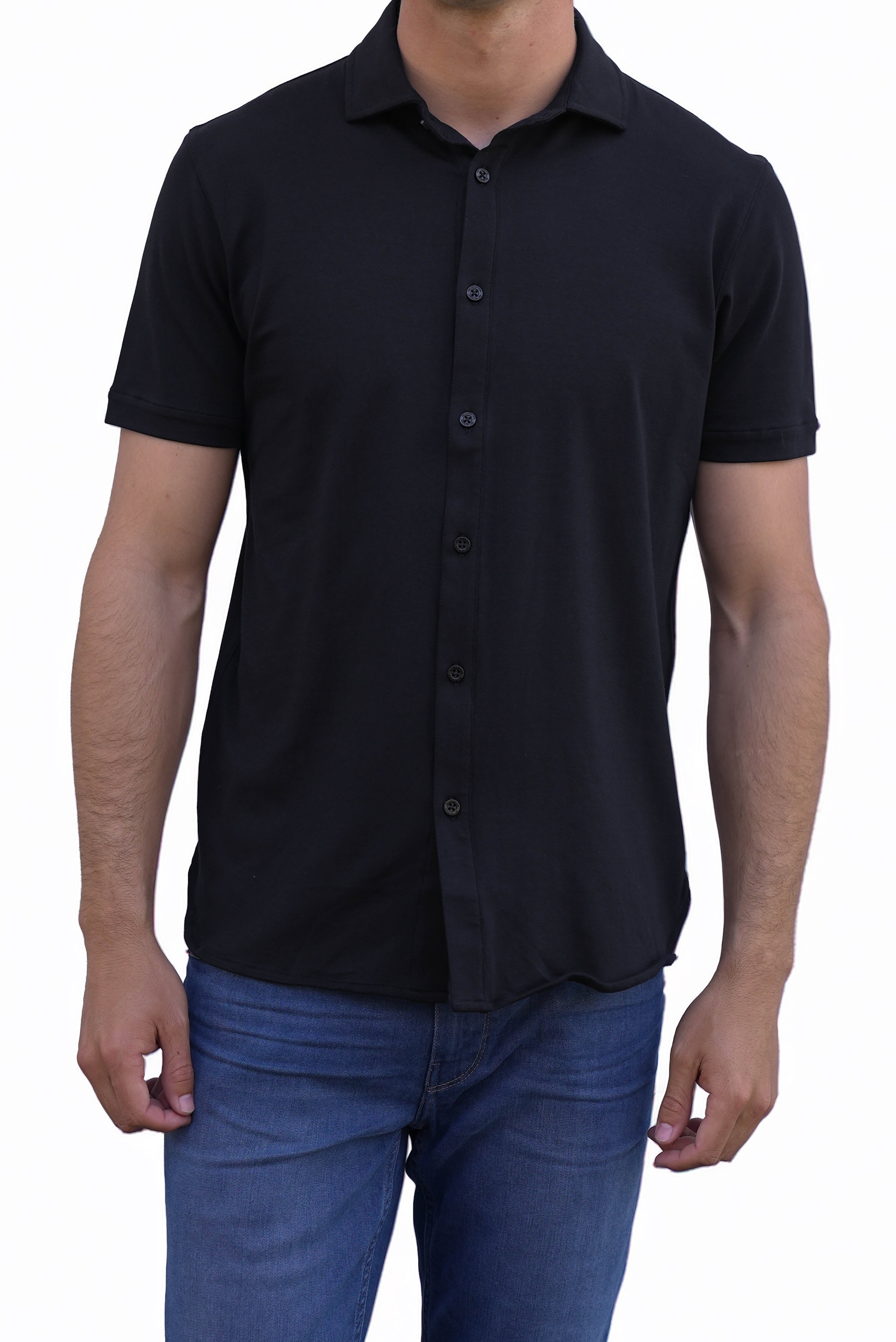 Premium Pima SS Button down shirt