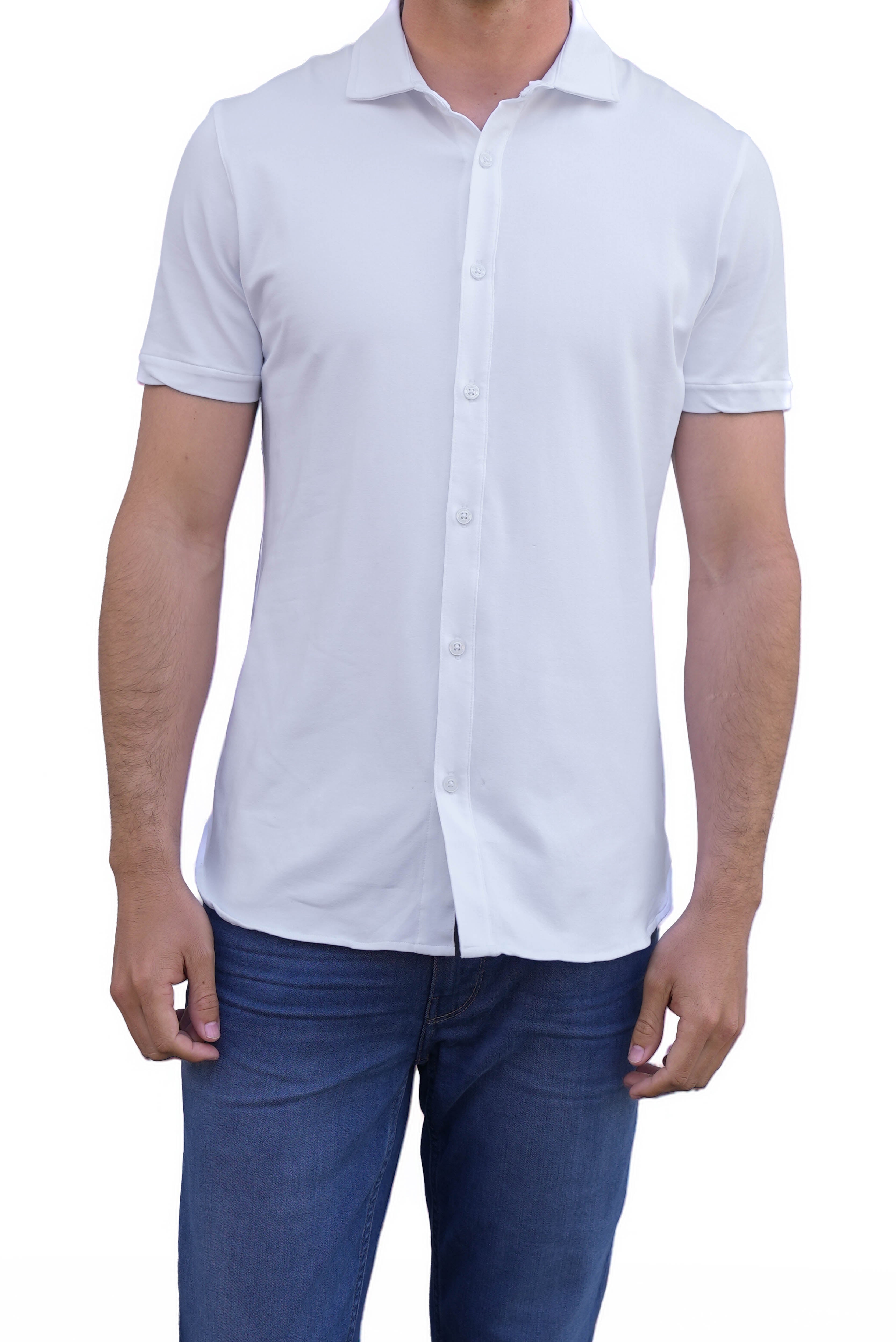 Premium Pima SS Button down shirt