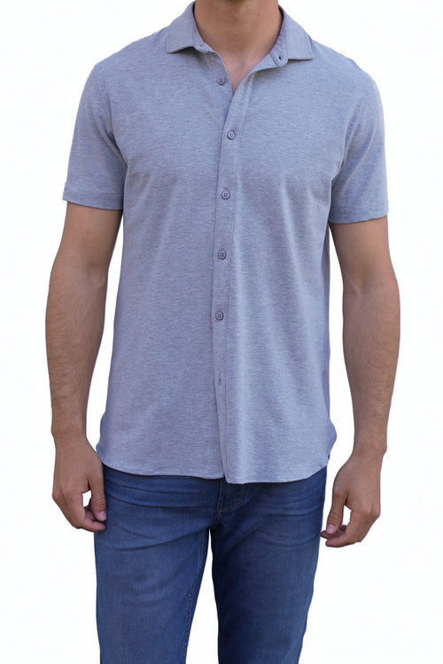 Premium Pima SS Button down shirt