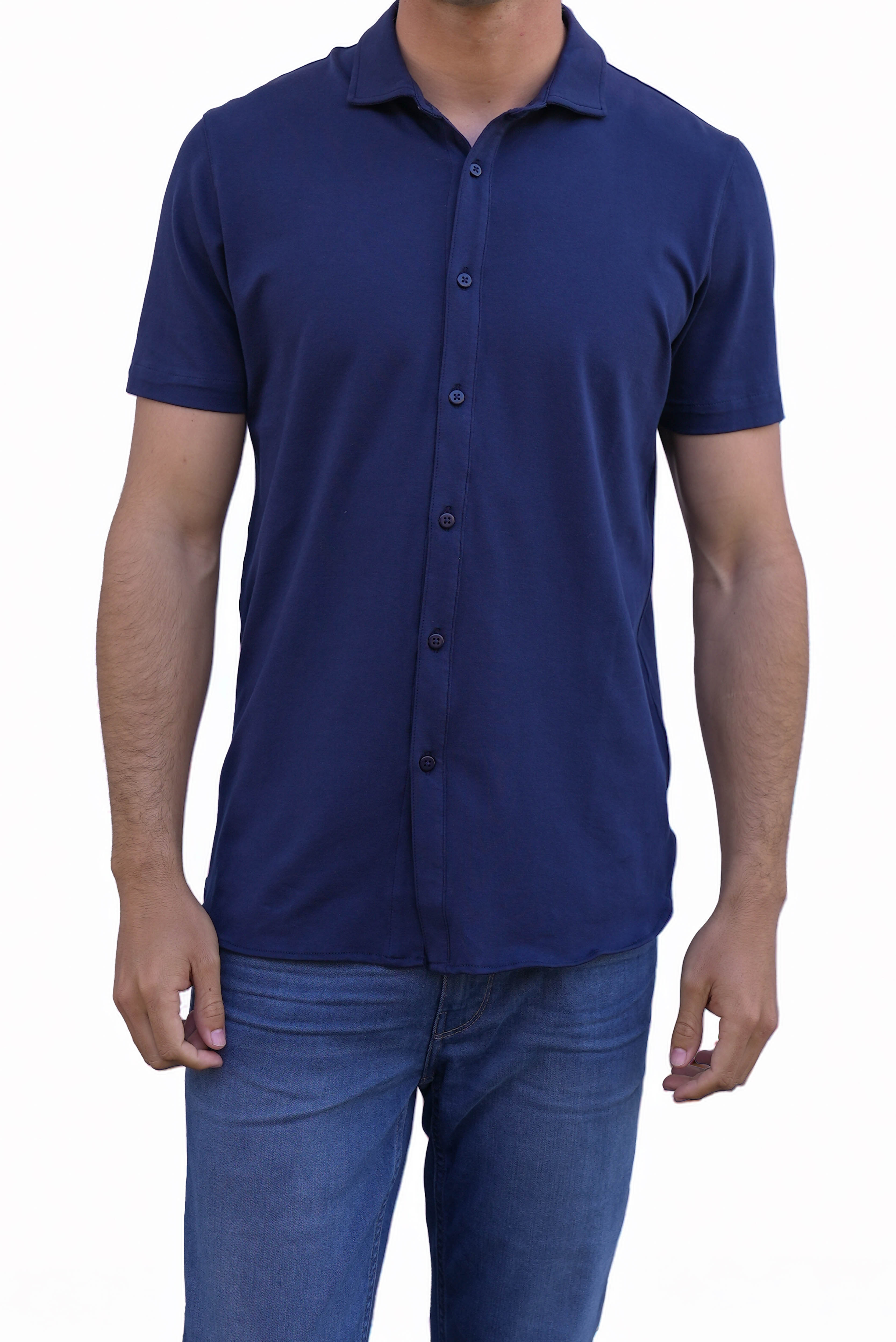 Premium Pima SS Button down shirt